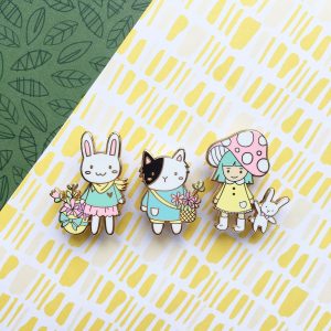 Forest Rabbit Pin
