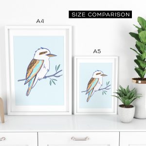 Kookaburra Australian Birds Art Print